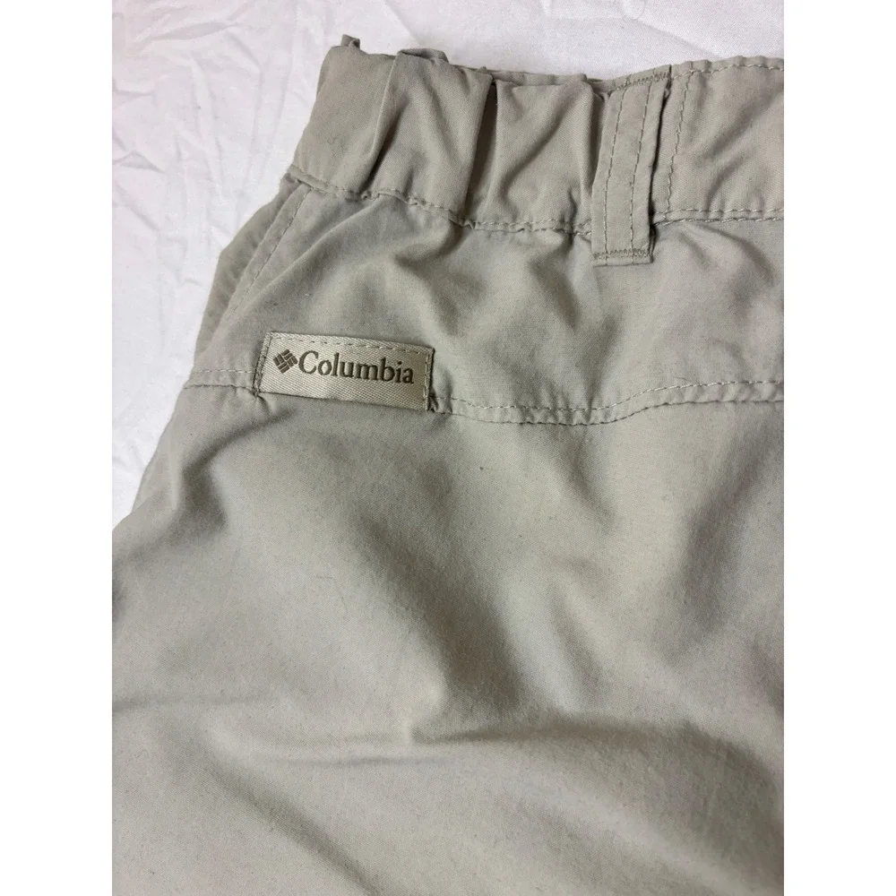 Columbia PFG Women Beige Fishing Hiking Shorts UPF 30+ FL8016 Size Medium - Picture 6 of 6